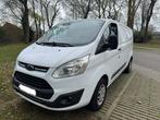 Ford Transit Custom L2 - 140k km, Auto's, Voorwielaandrijving, Stof, 4 cilinders, Wit
