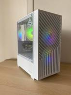 PC Gamer Blanc RGB – Ryzen + RTX, Ophalen, Zo goed als nieuw