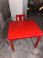 kinderen tafel met stoel, Ophalen, Zo goed als nieuw
