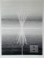 Michel SEUPHOR - Geometrie - Orig. lithografie - 75 x 55 cm, Antiek en Kunst, Kunst | Litho's en Zeefdrukken, Ophalen of Verzenden