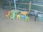 Kinder tafels en stoelen, Ophalen