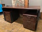 Très beau bureau brun de 160 x 80 cm, Articles professionnels, Décoration d'intérieur, Enlèvement, Utilisé, Bureau