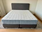IKEA ESPEVÄR lit à sommier tapissé 180x200 cm Prix neuf 979€, Ophalen, Grijs, Tweepersoons, Zo goed als nieuw