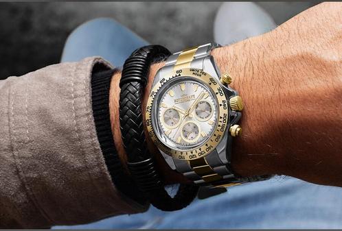 Rotorcraft cadeauset horloge+armband, Bijoux, Sacs & Beauté, Montres | Hommes, Neuf, Or, Enlèvement ou Envoi