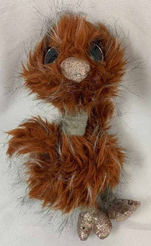 Ty Beanie Boo Orson de Struisvogel glitterogen Knuffel 30 cm, Kinderen en Baby's, Speelgoed | Knuffels en Pluche, Zo goed als nieuw