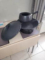 electrische wok+fondue, Ophalen, Gebruikt, Elektrisch