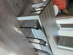 Tafel + 4 stoelen, Huis en Inrichting, Ophalen, 100 tot 150 cm, 50 tot 100 cm, Zo goed als nieuw
