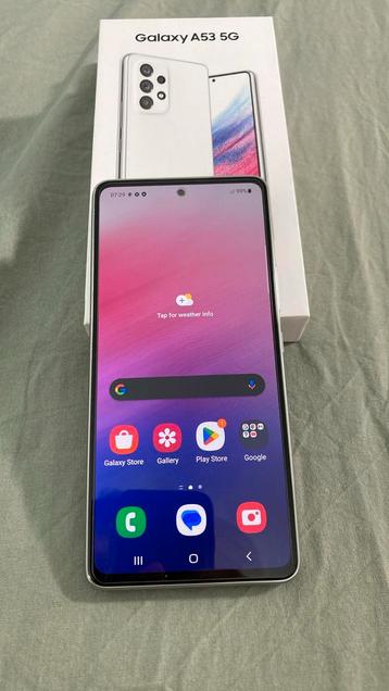 Samsung Galaxy a53 5g 128GB white / als nieuw beschikbaar voor biedingen