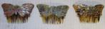 peignes à cheveux antiques en celluloïd papillons h8, Antiquités & Art, Envoi