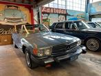 Mercedes-Benz SL-Klasse 450 SL, Auto's, Automaat, Achterwielaandrijving, Blauw, Leder