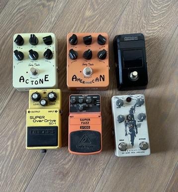 Effect pedalen gitaar (zie beschrijving) beschikbaar voor biedingen