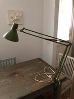 VINTAGE BUREAULAMP ATELIER LAMP KLEMLAMP GROEN EF DEENS, Antiek en Kunst, Ophalen of Verzenden