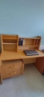 Vintage bureau jaren 80, Huis en Inrichting, Bureaus, Ophalen, Gebruikt, Bureau