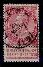 Belge 1893 - Léopold II n 64, Timbres & Monnaies, Timbres | Europe | Belgique, Envoi, Oblitéré