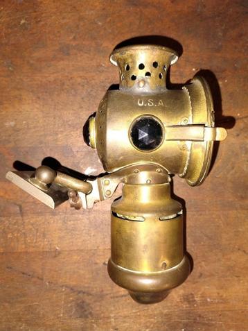 Véritable Lampe à acétylène pour oldtimer début XXe S beschikbaar voor biedingen