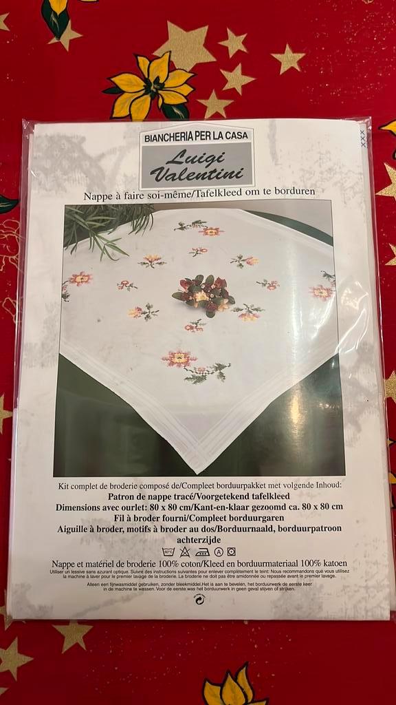 Nappe à broder, Hobby & Loisirs créatifs, Broderie & Machines à broder, Neuf, Set à broder, Enlèvement