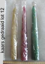 lot kaarsen draaikaars verjaardag kerstmis nieuwjaar kado 12, Ophalen of Verzenden, Nieuw