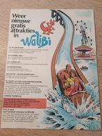 oude reclame Walibi Wavre (Walibi Belgium) rivier, Collections, Collections Autre, Comme neuf, Enlèvement ou Envoi, Pretparken