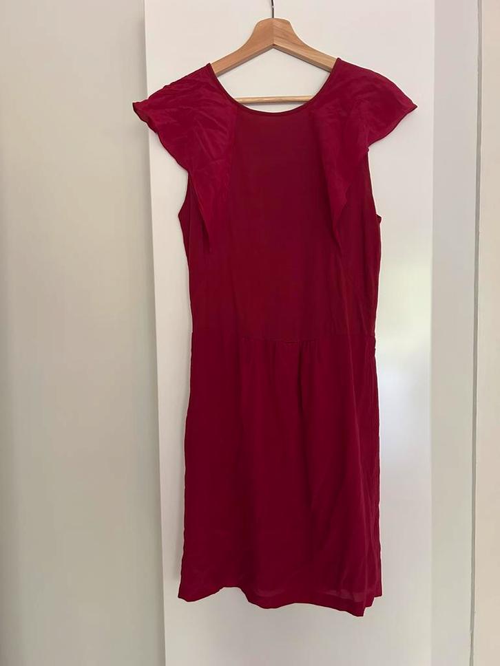 Leuk kleurig Indisch zomerjurkje smal, Kleding | Dames, Jurken, Gedragen, Maat 36 (S), Paars, Knielengte, Ophalen