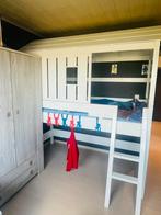 Bed 1 peroonsbedje, Huis en Inrichting, Slaapkamer | Bedden, Ophalen, Eenpersoons, Wit, Verstelbaar