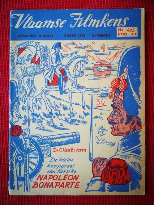 Vlaamse Filmkens nr.403(1961) over Napoleon (BG104), Boeken, Tijdschriften en Kranten, Gelezen, Overige typen, Ophalen of Verzenden