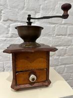 Handmatige eikenhouten koffiemolen, Art Deco, circa 1930, Antiek en Kunst, Ophalen