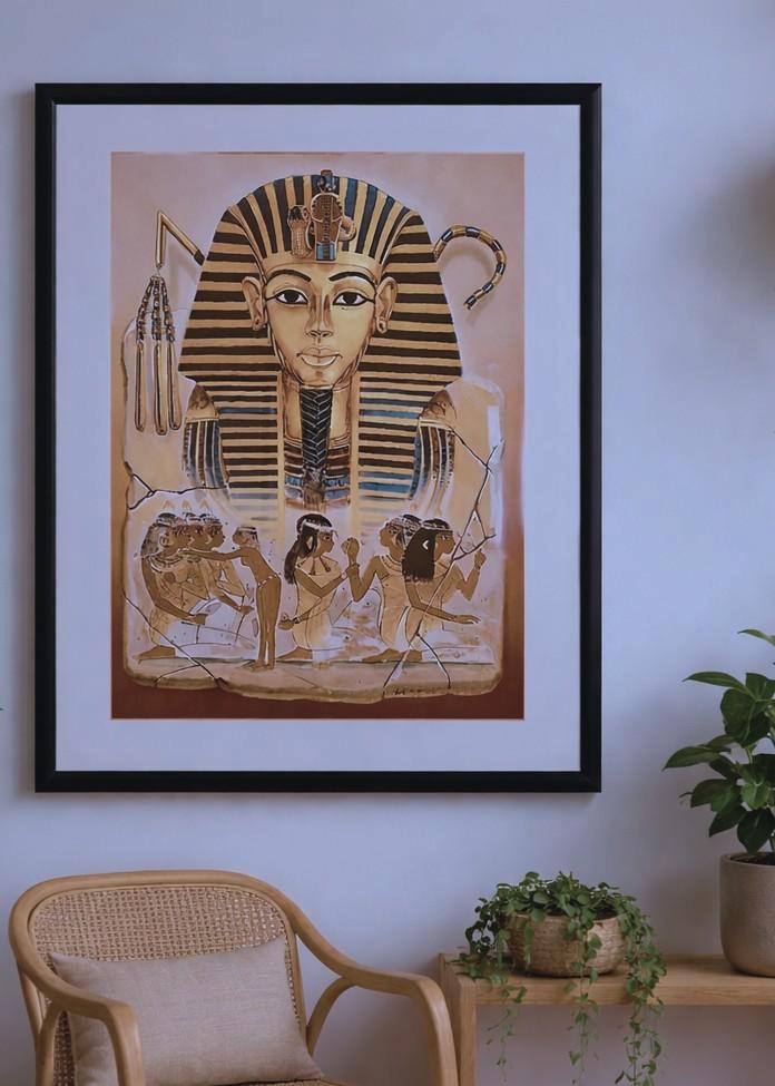 Schilderij Cornelis Groeneveld tutankhamun, Antiek en Kunst, Kunst | Schilderijen | Abstract, Ophalen of Verzenden