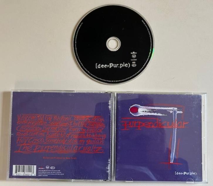 CD DEEP PURPLE - PURPENDICULAR - GILLAN GLOVER LORD PAICE, Cd's en Dvd's, Cd's | Hardrock en Metal, Zo goed als nieuw, Ophalen of Verzenden