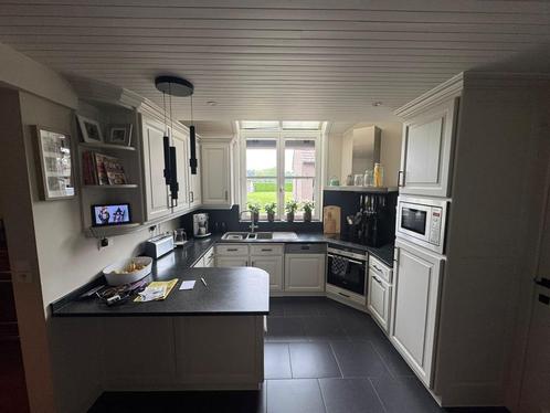Keuken, Huis en Inrichting, Keuken | Complete keukens, Zo goed als nieuw, U-keuken, Wit, Graniet of Steen, Ophalen