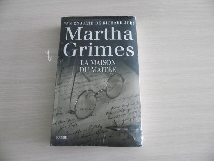 LA MAISON DU MAÎTRE MARTHA GRIMES NEUF SOUS BLISTER, Boeken, Detectives, Nieuw, Ophalen of Verzenden