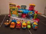 Toet toet garage + 7 auto's, Kinderen en Baby's, Speelgoed | Vtech, Ophalen, Zo goed als nieuw