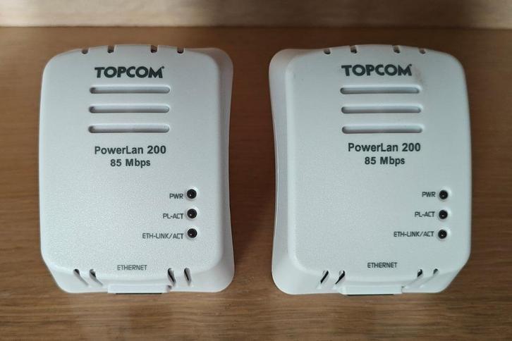 Topcom powerline adapters, Computers en Software, Powerlines, Zo goed als nieuw, Ophalen of Verzenden