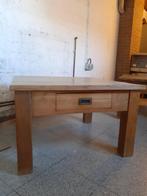 TEAK VIERKANTE SALONTAFEL, Huis en Inrichting, Ophalen