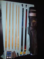 Hele set biljart keu's. Buffalo met alle toebehoren, Sport en Fitness, Biljarten en Poolen, Ophalen, Gebruikt, Biljarttafel