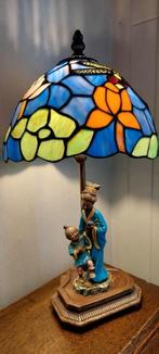 Lamp in Tiffany stijl, Huis en Inrichting, Lampen | Tafellampen, Ophalen, Zo goed als nieuw, Minder dan 50 cm