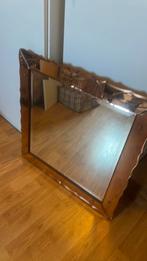 Afgeschuinde spiegel, Antiek en Kunst, Antiek | Spiegels, Ophalen, Vierkant, 50 tot 100 cm, Minder dan 100 cm