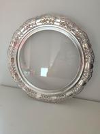 Verzilverd dienblad plateau glazen plaat merkteken schotel, Antiek en Kunst, Ophalen of Verzenden