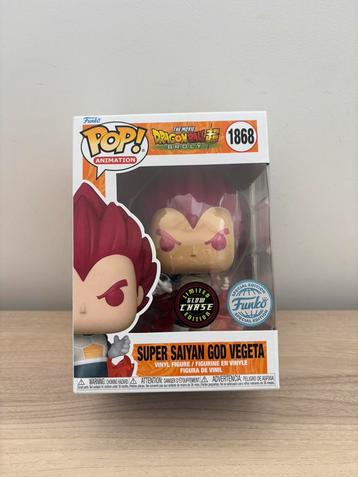 Super Saiyan God Vegeta 1868 (Glow Chase) Funko Pop!  beschikbaar voor biedingen