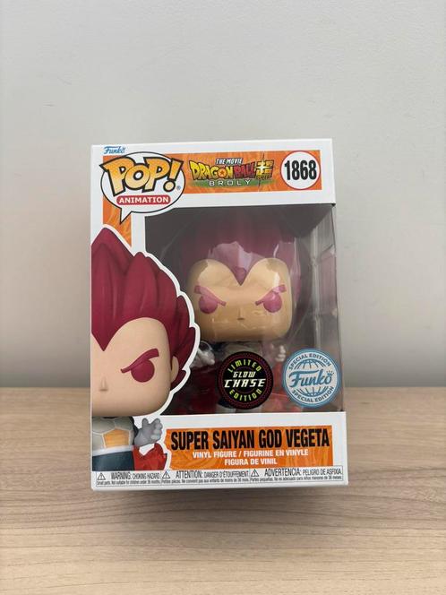 Super Saiyan God Vegeta 1868 (Glow Chase) Funko Pop!, Verzamelen, Poppetjes en Figuurtjes, Ophalen of Verzenden