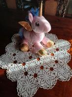 Roze  eenhoorn knuffel met gouden vleugels super zacht en sc, Kinderen en Baby's, Speelgoed | Knuffels en Pluche, Ophalen of Verzenden