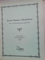 Zeven Vlaamse volkliederen      H. Roelstraete, Muziek en Instrumenten, Bladmuziek, Ophalen of Verzenden, Zang, Overige genres