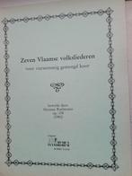 Zeven Vlaamse volkliederen      H. Roelstraete, Musique & Instruments, Partitions, Neuf, Enlèvement ou Envoi, Autres genres, Autres genres