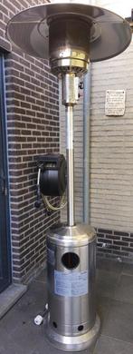 terrasverwarmer van 14000 caloriën 2.3 m hoogte Inox, Tuin en Terras, Ophalen, Waterbestendig, Zo goed als nieuw, Vloer