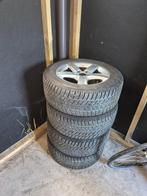4 Winterbanden + velgen (225/55/R16), Auto-onderdelen, Banden en Velgen, Ophalen, Gebruikt, Velg(en), 16 inch
