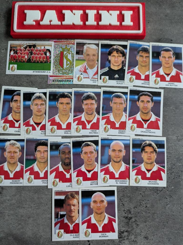 LOT DE 20 AUTOCOLLANTS PANINI FOOTBALL 2001 STANDARD HATCH, Envoi, Neuf