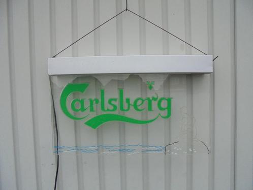 ancienne enseigne lumineuse de la marque de bière carlsberg, Collections, Marques de bière, Utilisé, Autres types, Autres marques