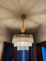Elegant Vintage Crystal Ceiling Lamp, Ophalen, Gebruikt