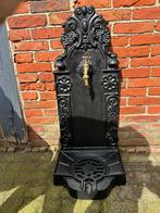 Sierlijke forse Fontein - met Kraan van Messing - Alu - zwar, Tuin en Terras, Ophalen of Verzenden, Aluminium, Fontein