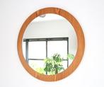 Minimalist Brown Mirror, 1960s - Vintage Deense spiegel, Huis en Inrichting, Woonaccessoires | Spiegels, Ophalen of Verzenden
