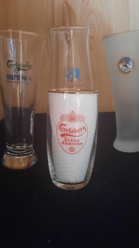 CARLSBERG - glas, Verzamelen, Glas en Drinkglazen, Bierglas, Ophalen of Verzenden